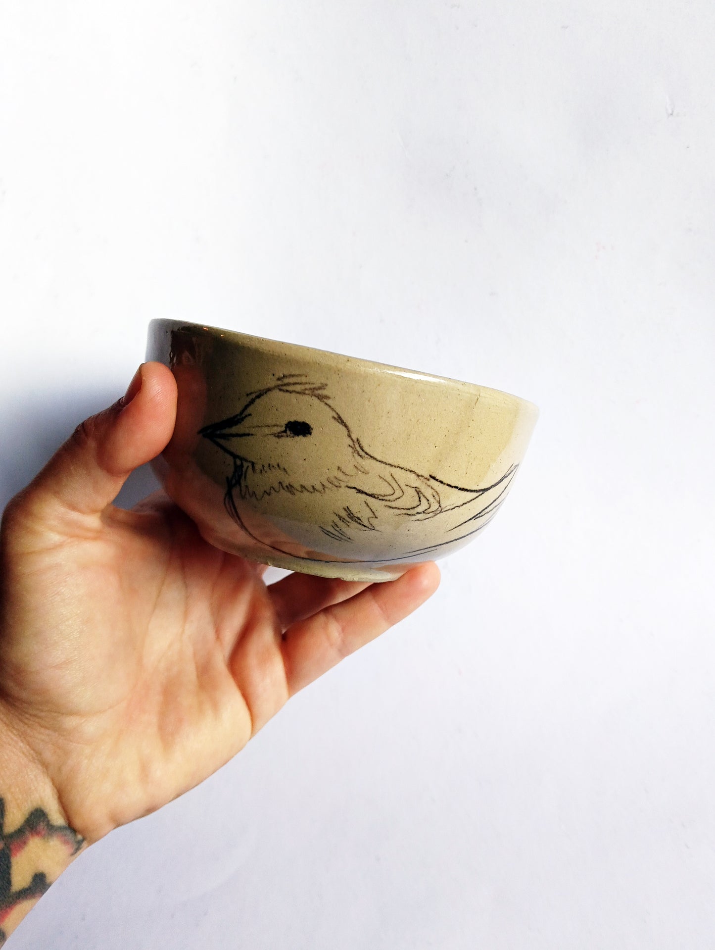 Bol ø 11 cm oiseaux n°1