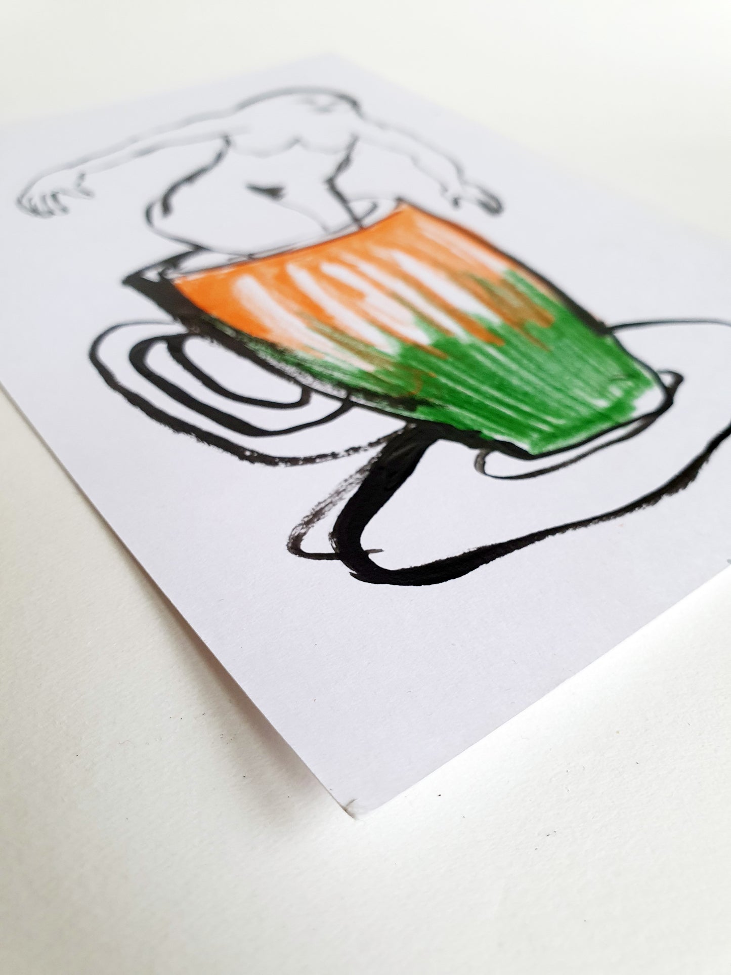 SÉRIE ORANGE / tasse feminine