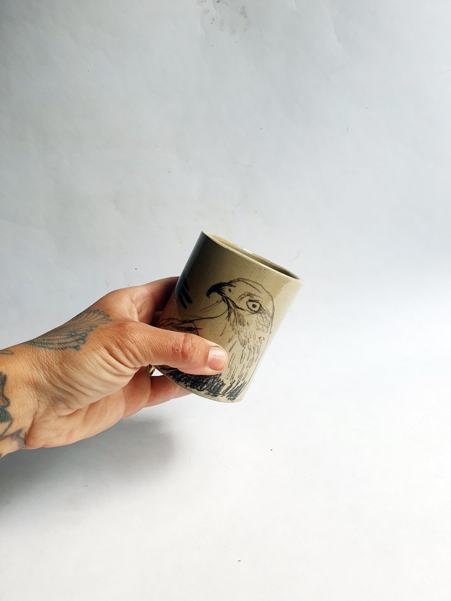 Tasse sans anse 23 cl milan et autre oiseau