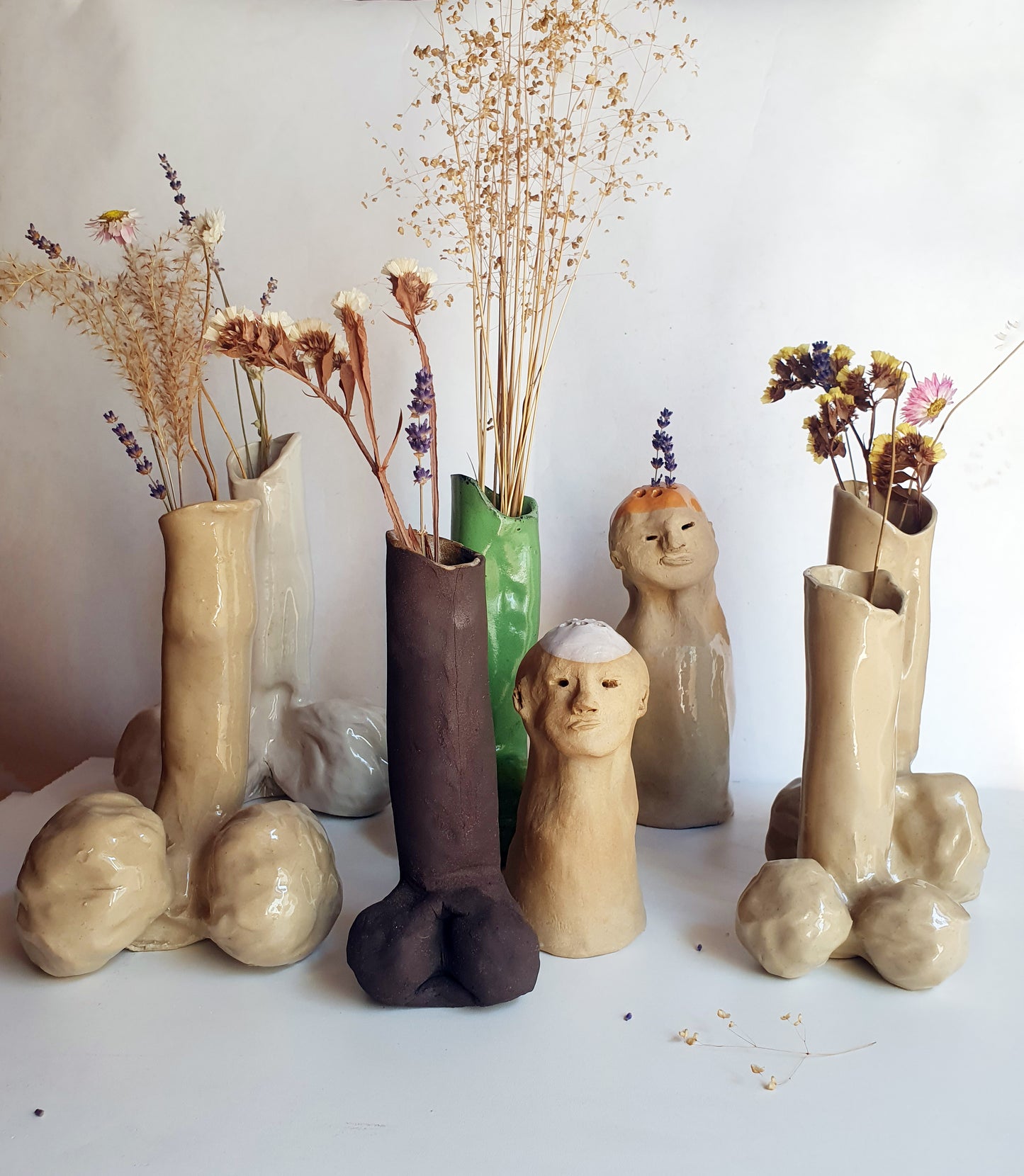 Vase verge beige 2