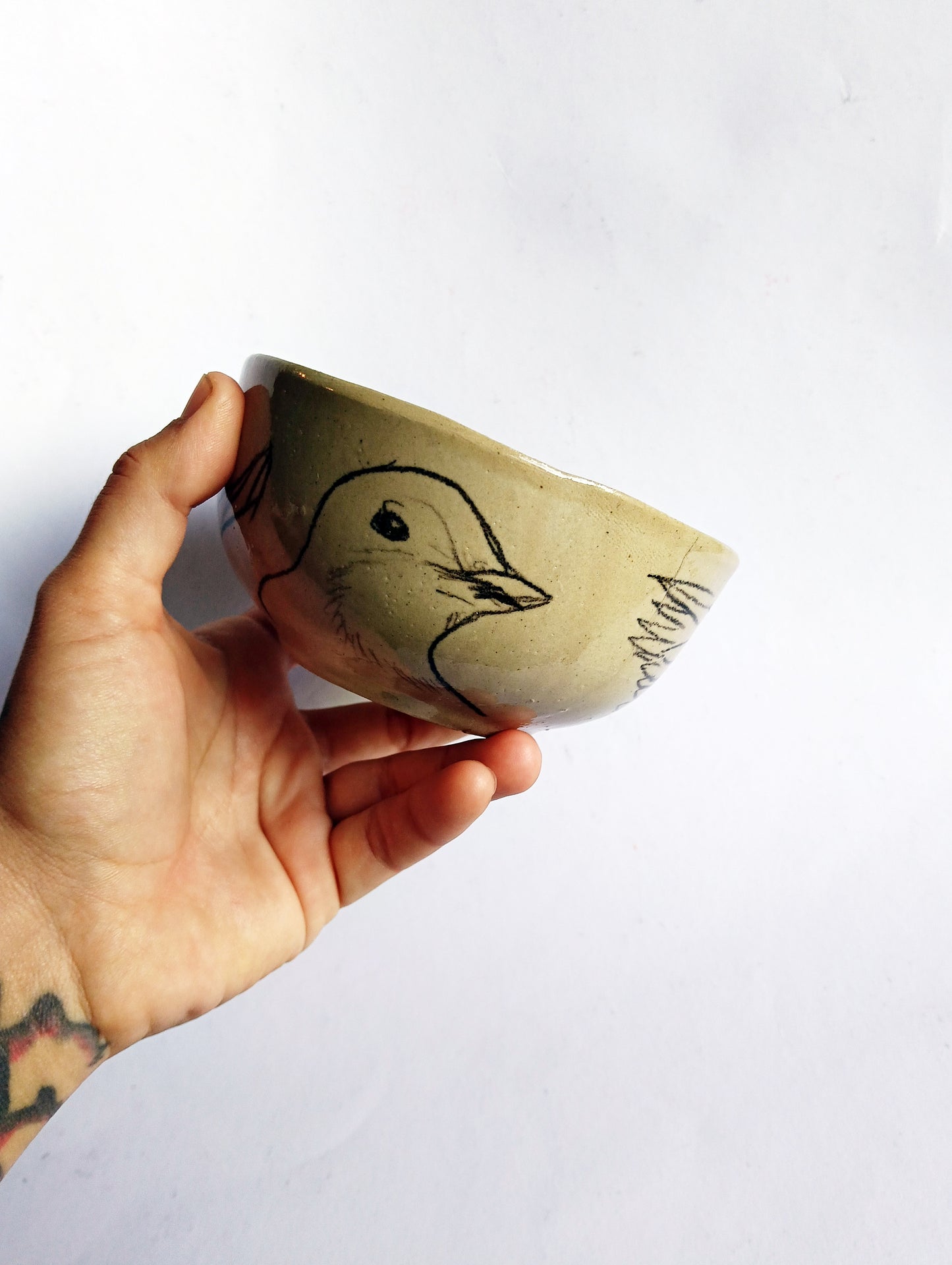 Bol ø 11 cm oiseaux n°1