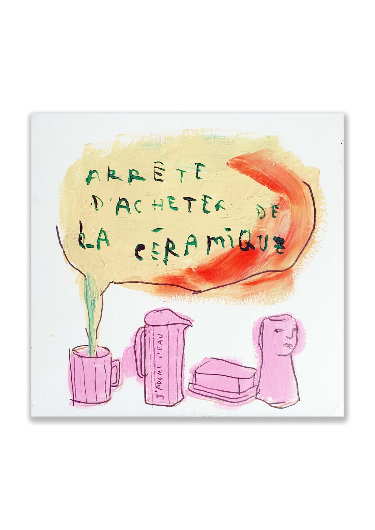 dessin original 15 x 15 arrête d'acheter