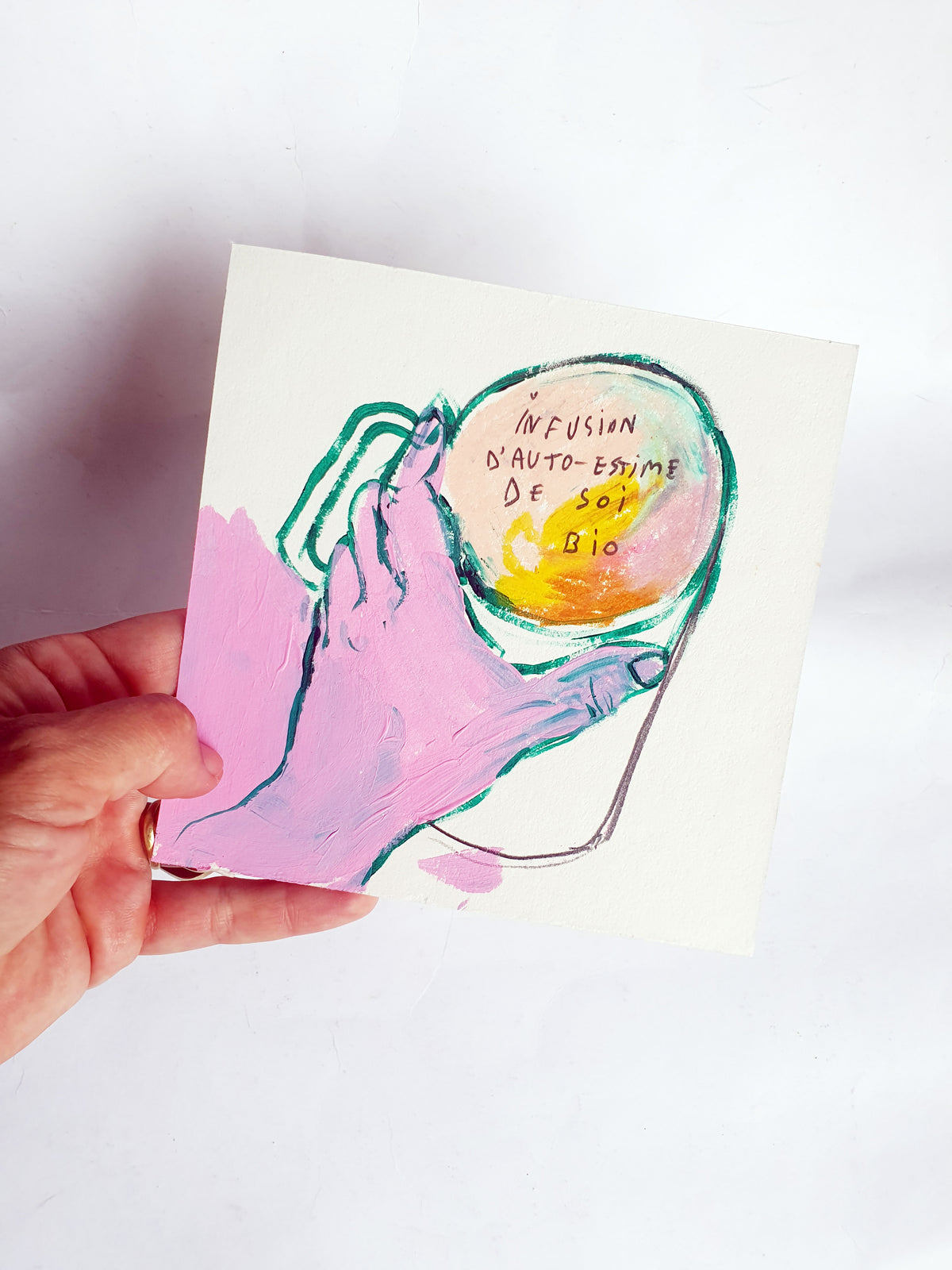 dessin original 15 x 15 infusion auto estime