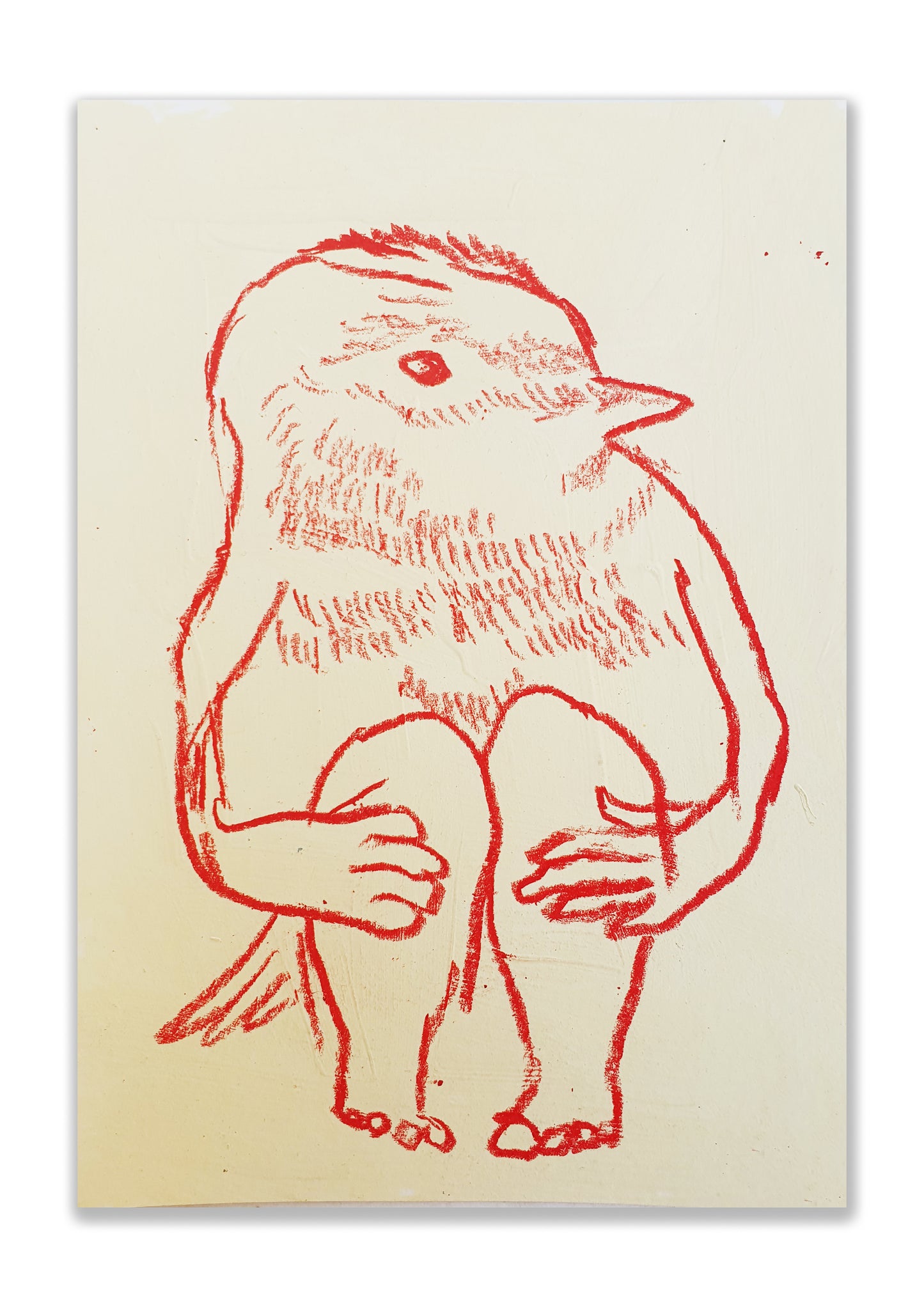 dessin original 10 x 15 oiseau 3