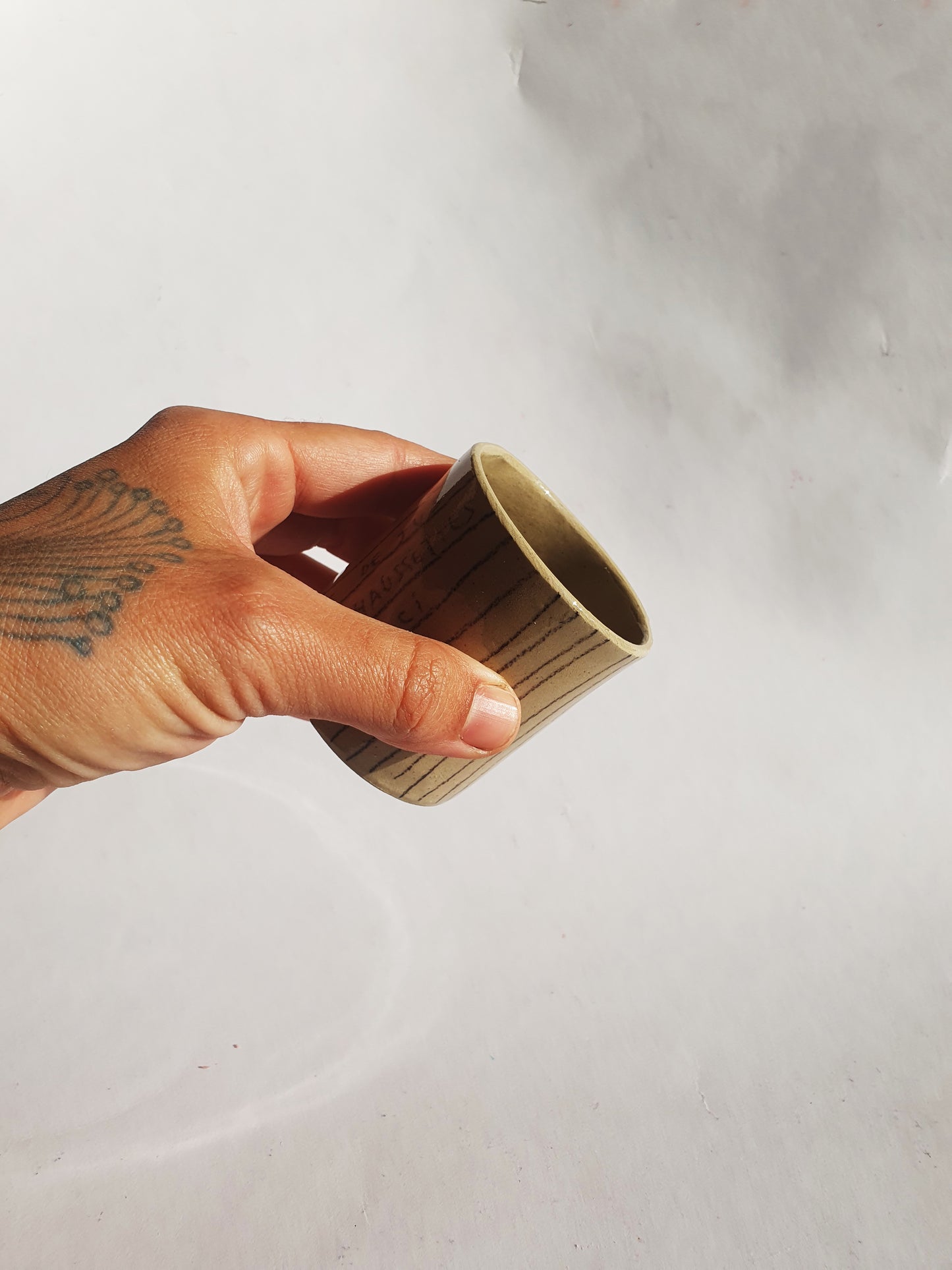 Tasse espresso "Pas de jus de chaussettes merci"