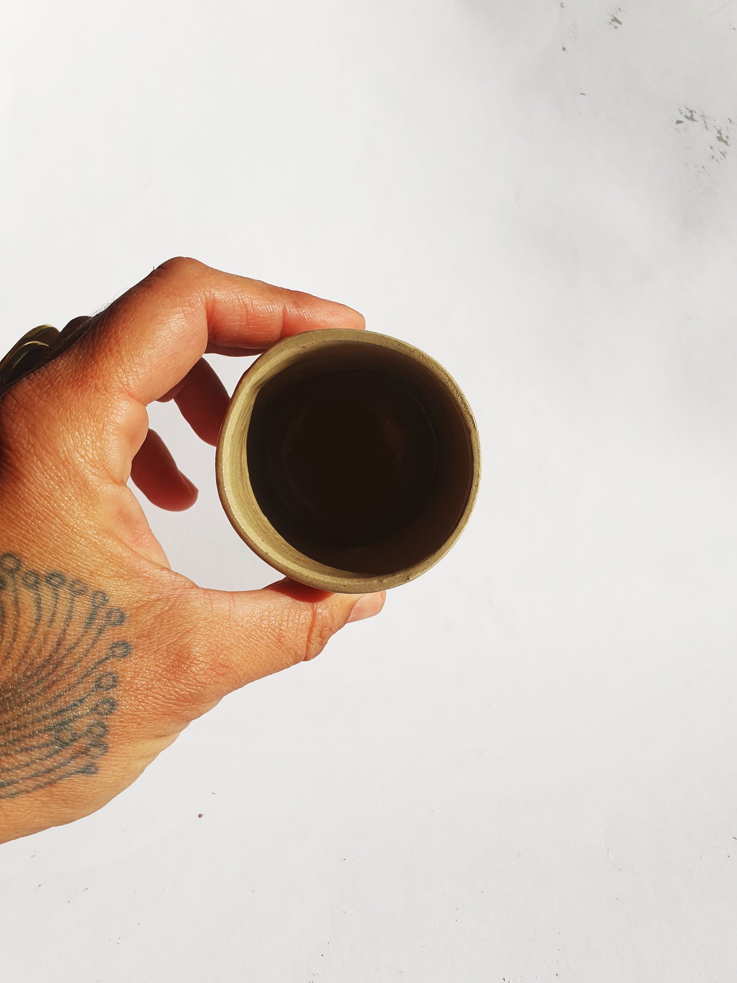 Tasse espresso "Pas de jus de chaussettes merci"