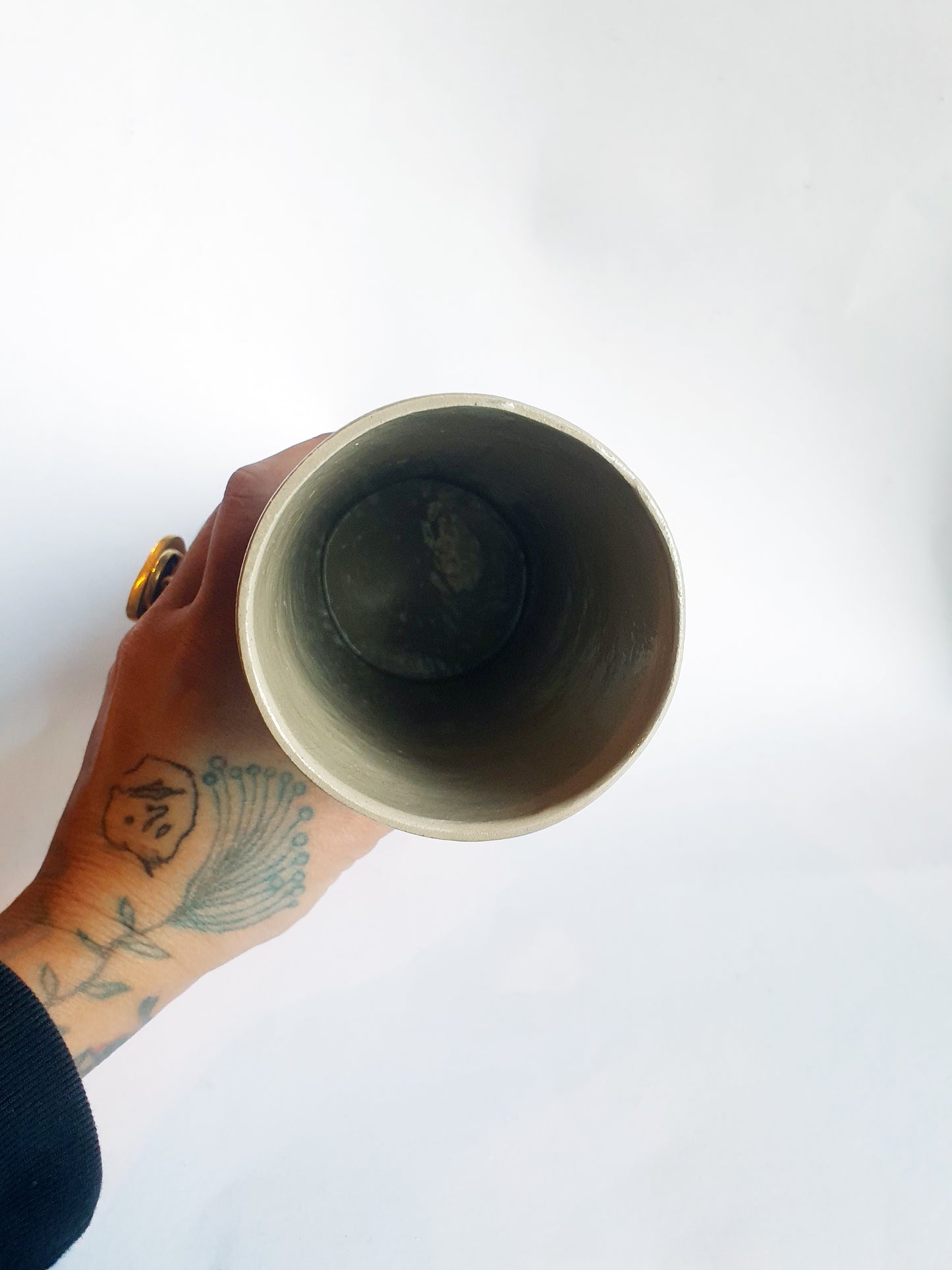 Vase cylindre / Bouquetin