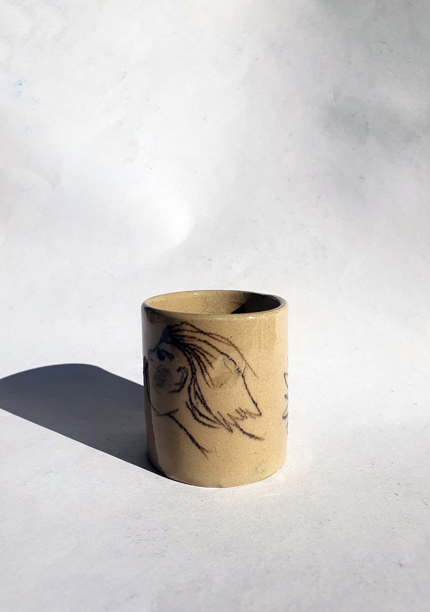 Tasse espresso oiseau bisou