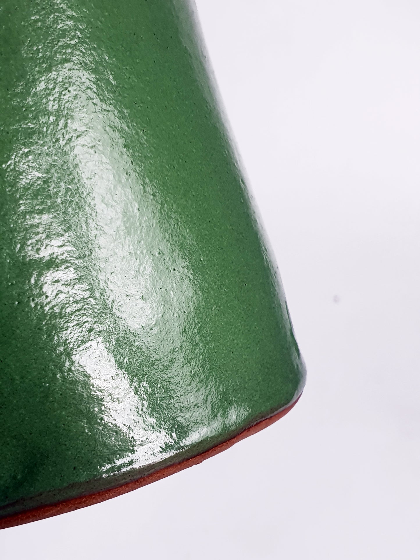 Vase Montagne mi beige mi vert