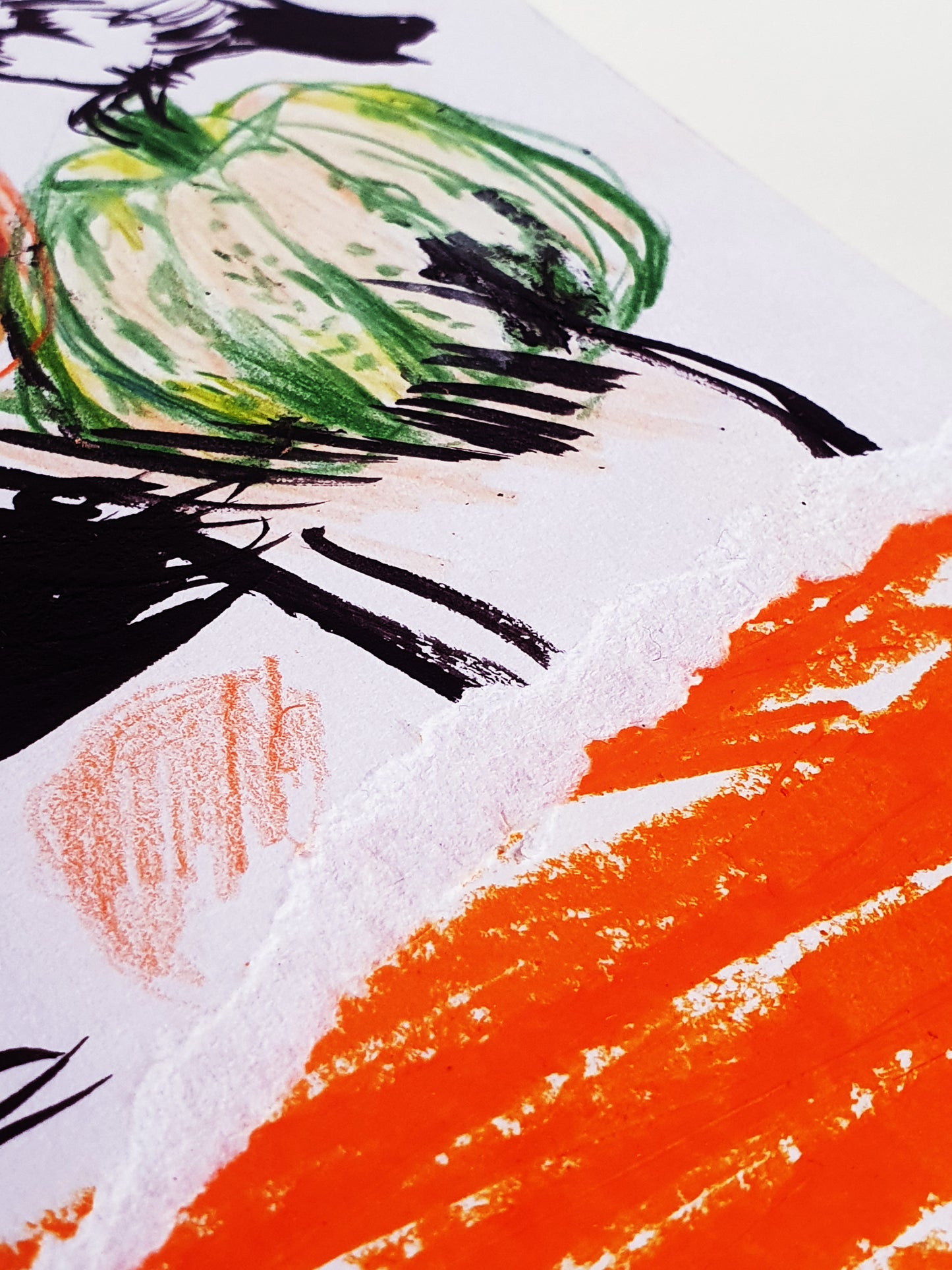 SÉRIE ORANGE / pensées courges