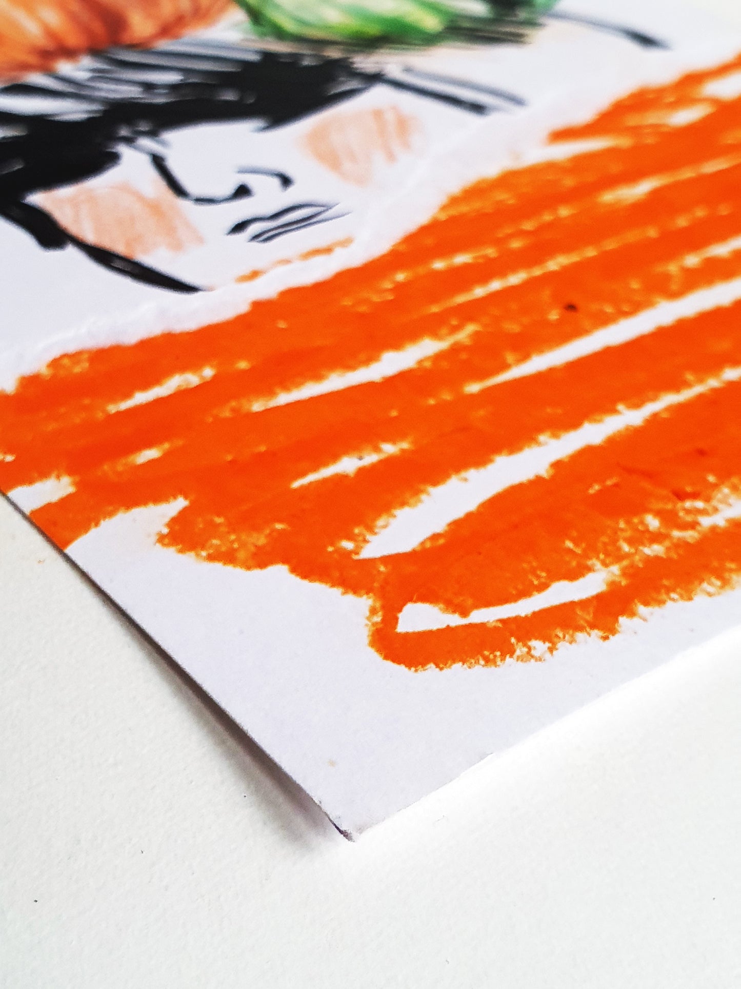 SÉRIE ORANGE / pensées courges