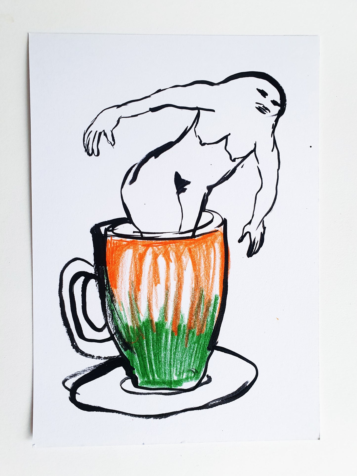 SÉRIE ORANGE / tasse feminine