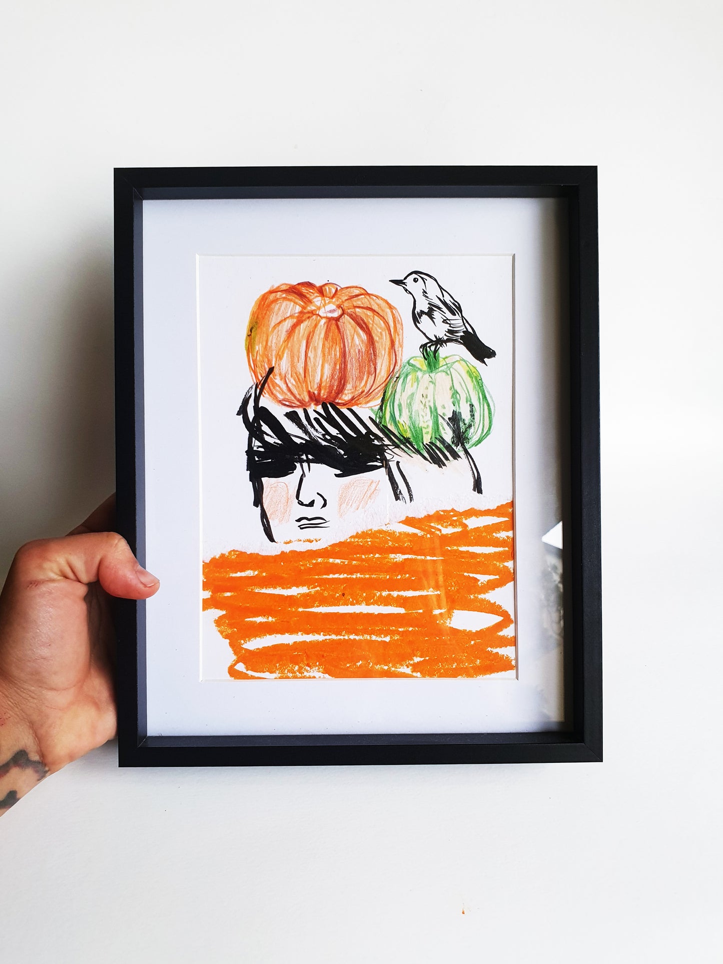 SÉRIE ORANGE / pensées courges