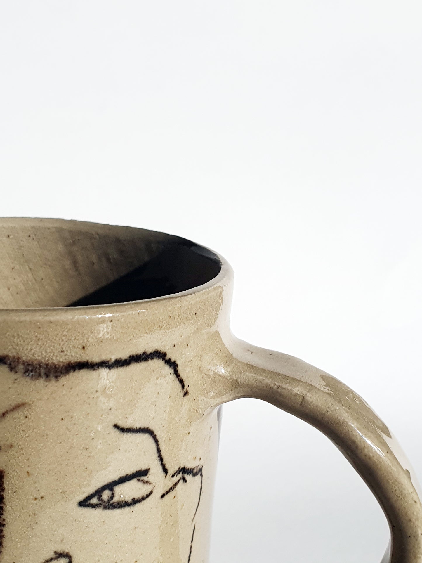 Mug 230 ml 3 visages avec anse