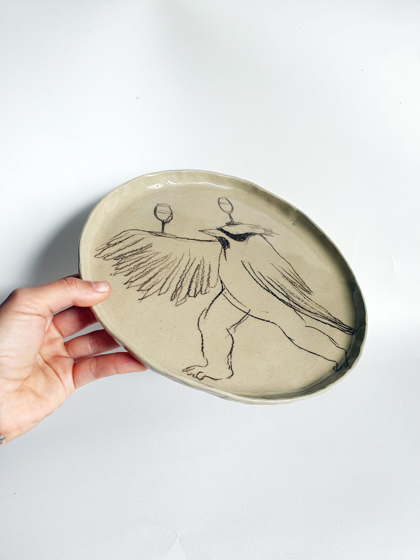 Assiette oiseaux n°1