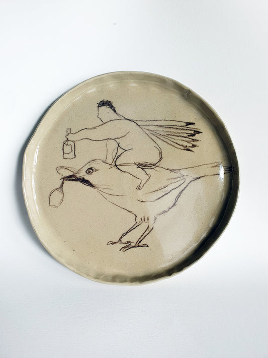 Assiette oiseaux n°2