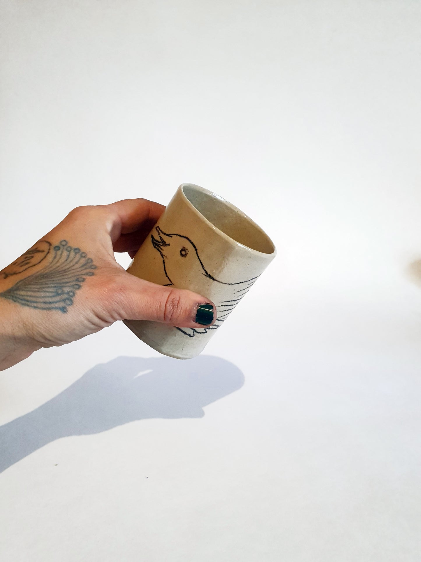 Tasse sans anse 23 cl oiseaux rieurs