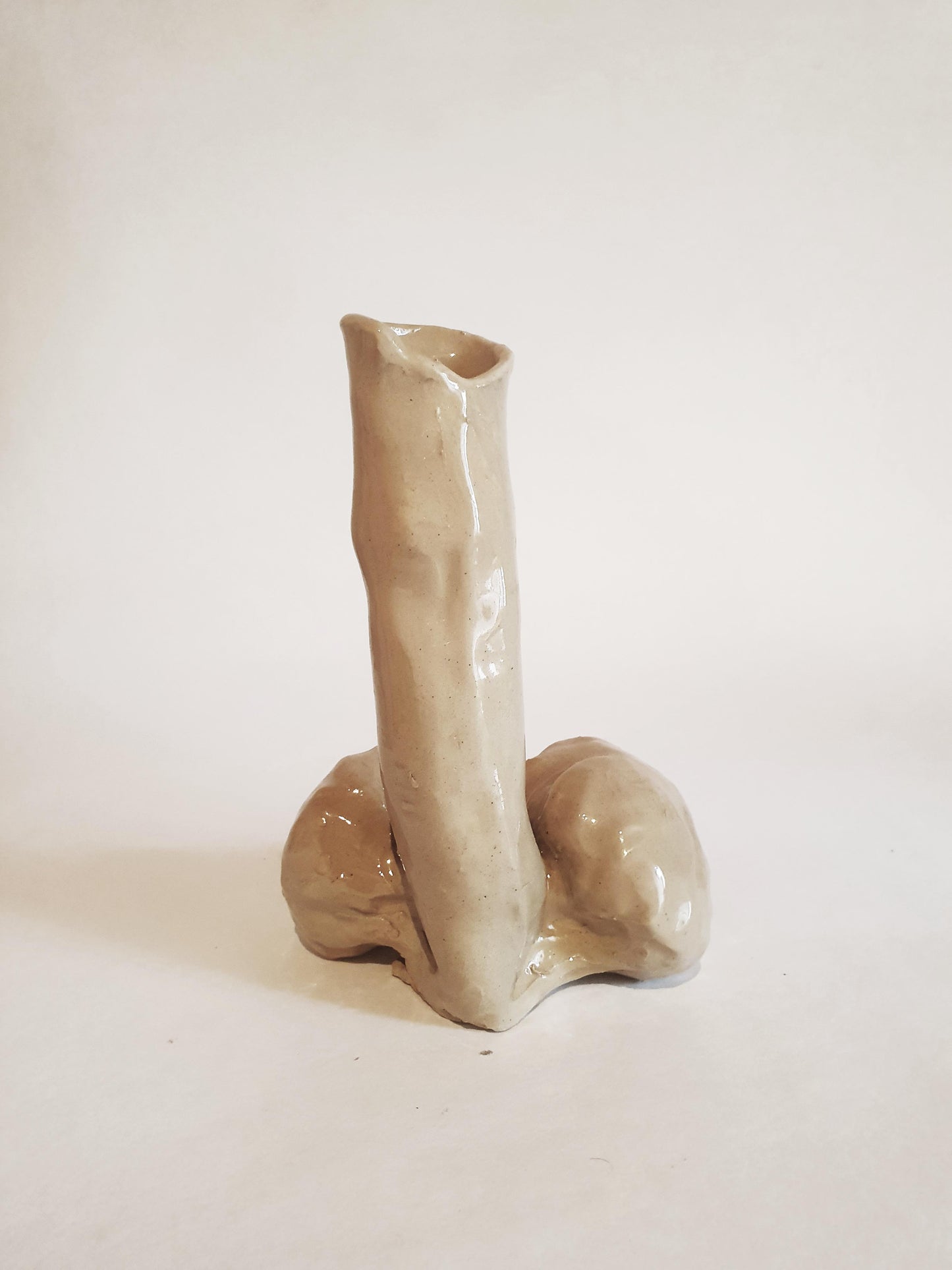 Vase Verge n°1 beige