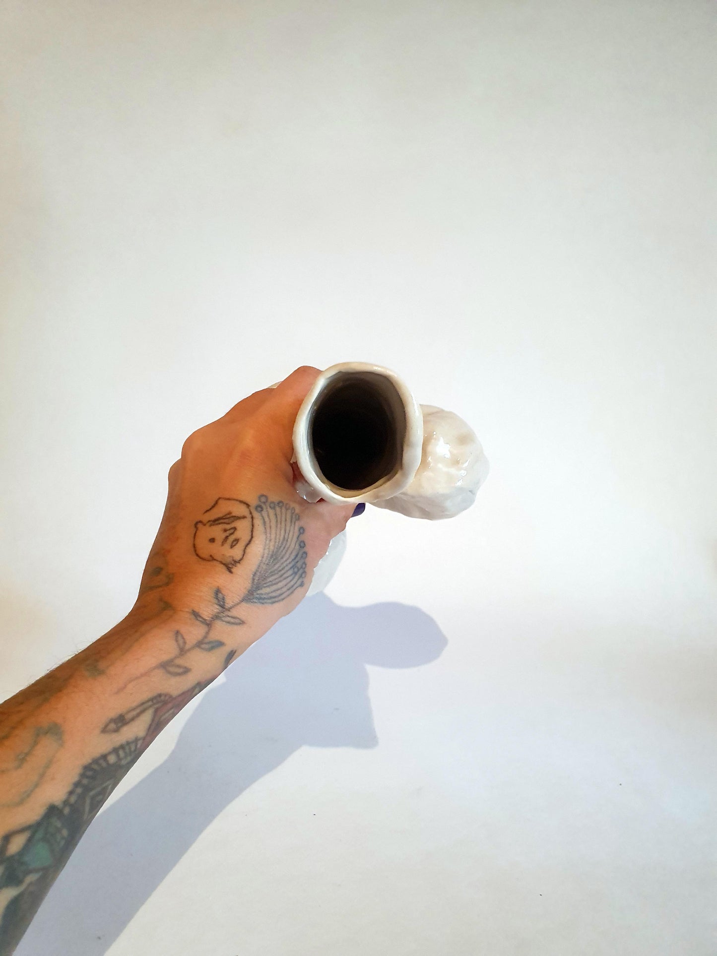 Vase Verge n°2 blanc