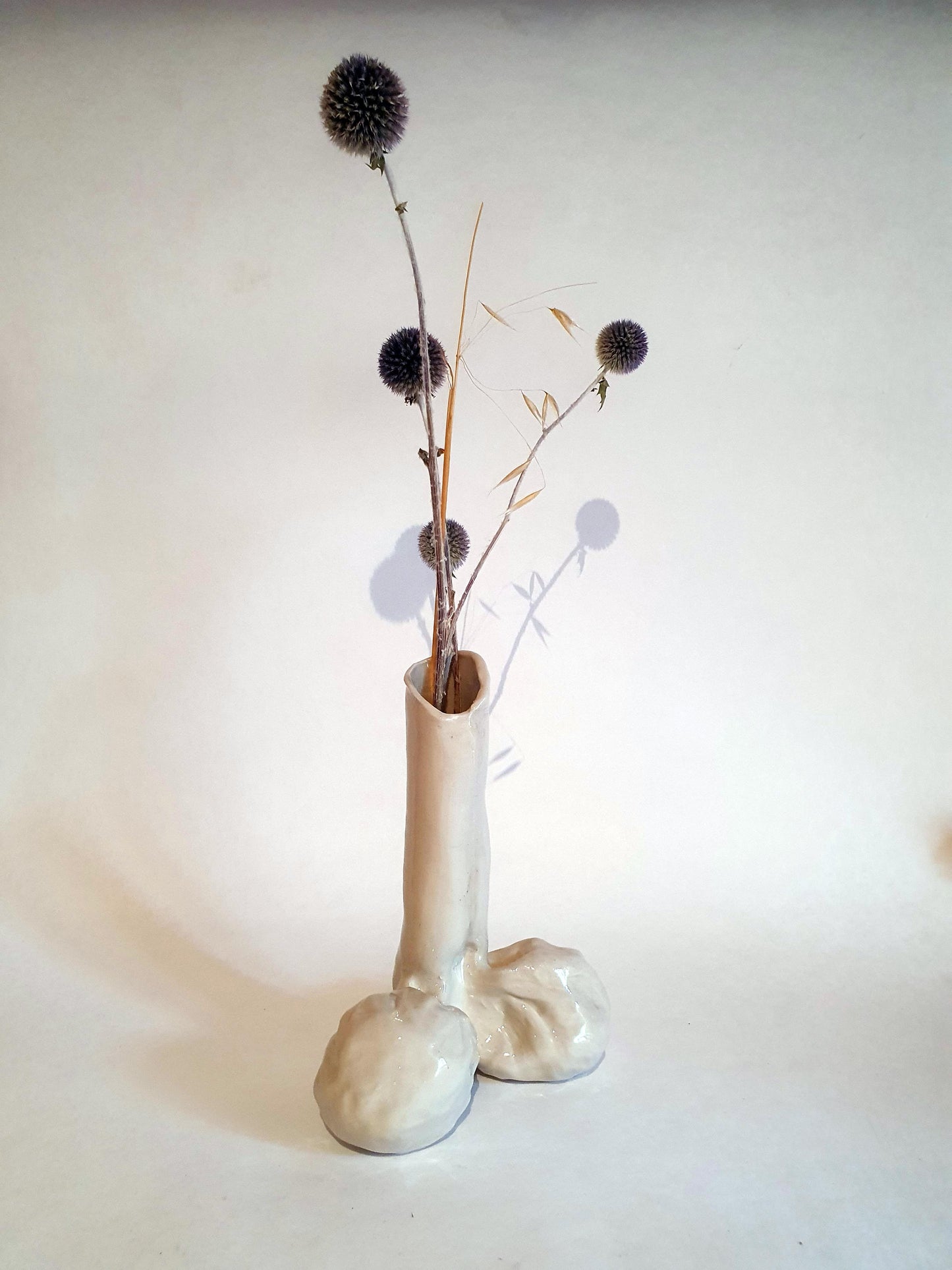 Vase Verge n°2 blanc