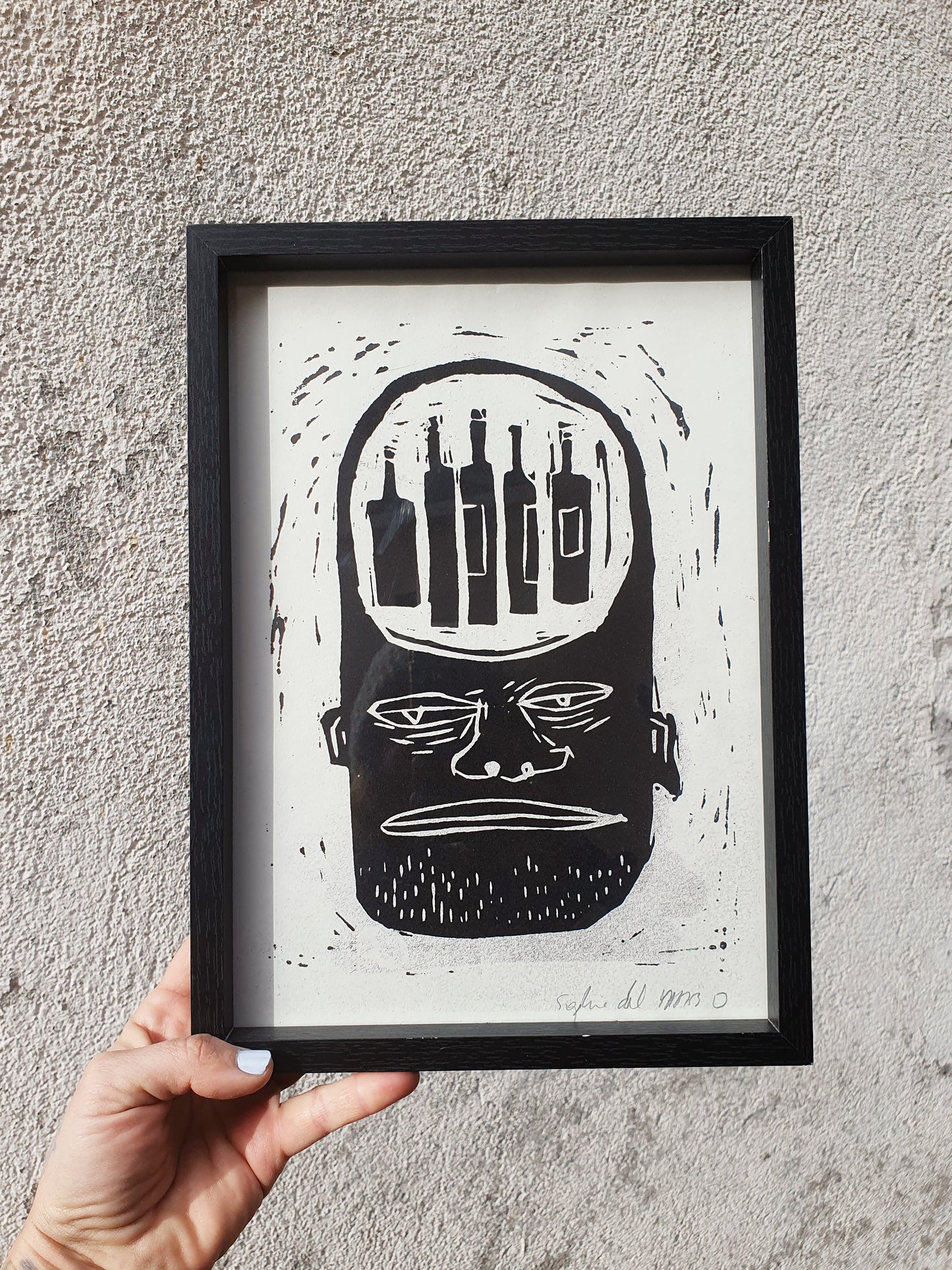 PENSÉES BOUTEILLE / 20 X 30 CM PRINT