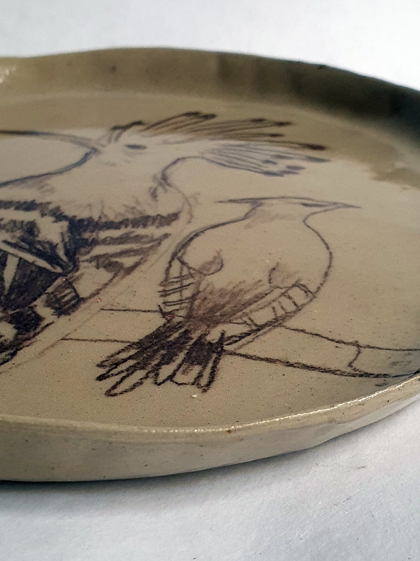 Assiette ø 24 cm huppe fasciée