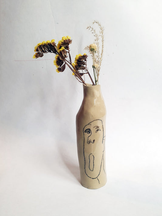 Vase Bouteille 2 visages