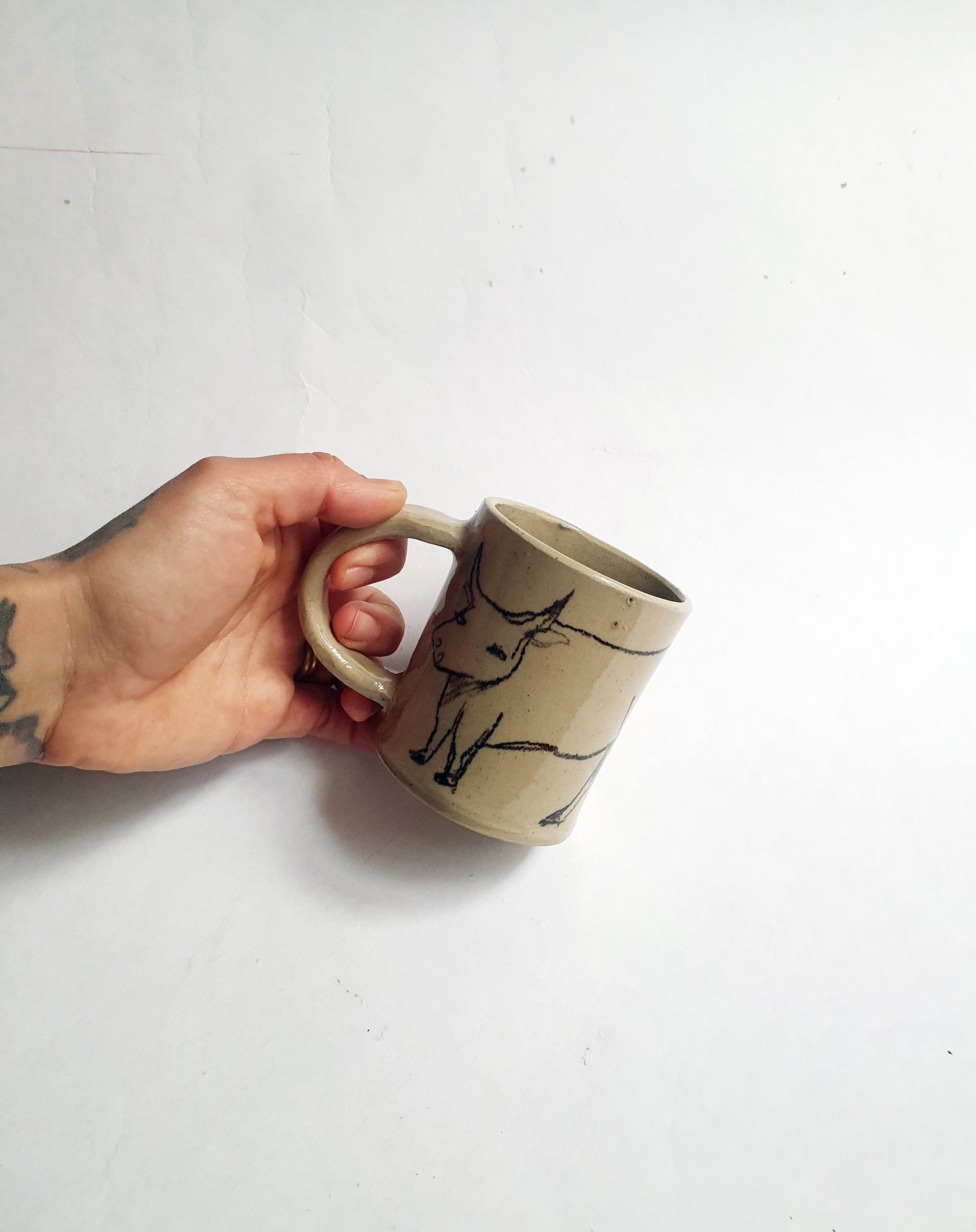 Tasse avec anse 23 cl vachette