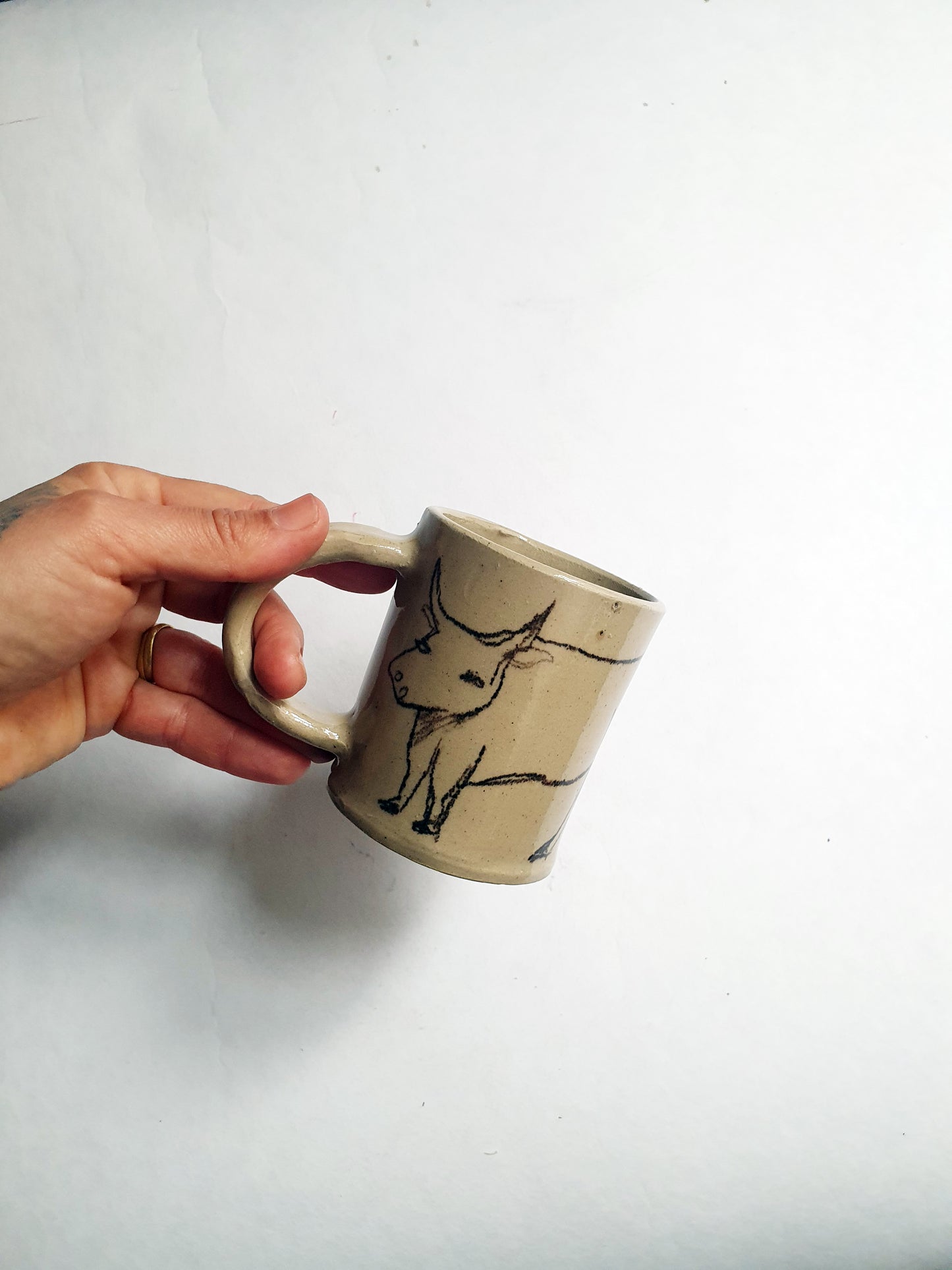 Tasse avec anse 23 cl vachette