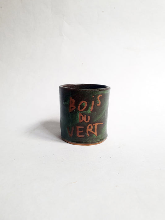 tasse espresso "Bois du vert"