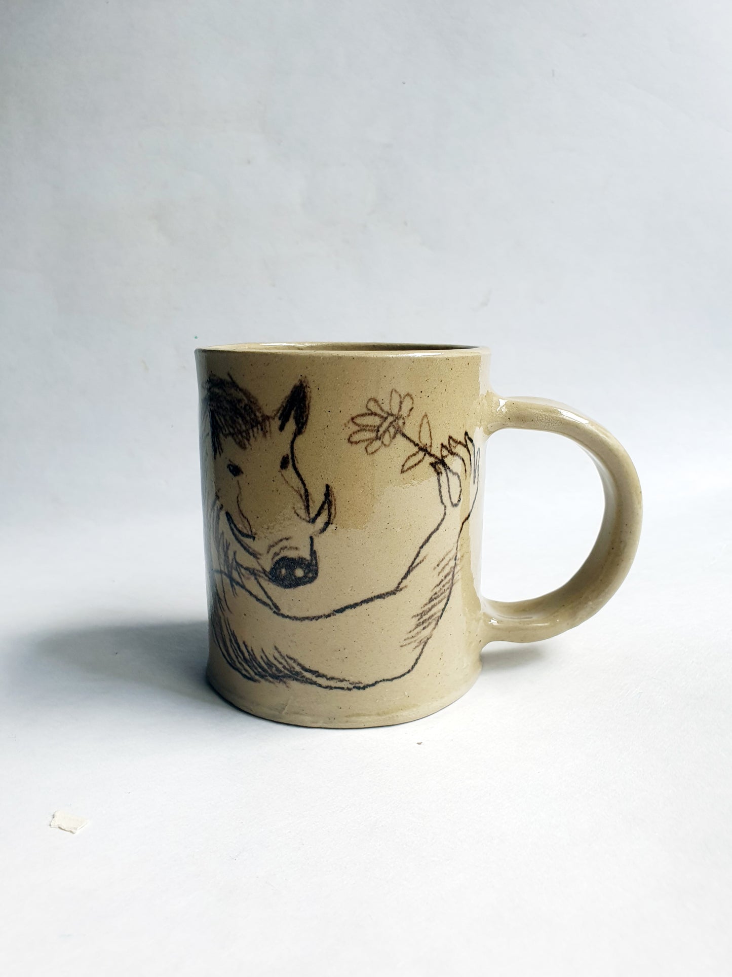 Tasse 35 cl cochon et sanglier romantique