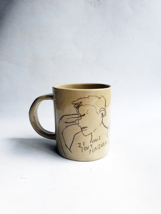 Tasse 35 cl Tout plaquer