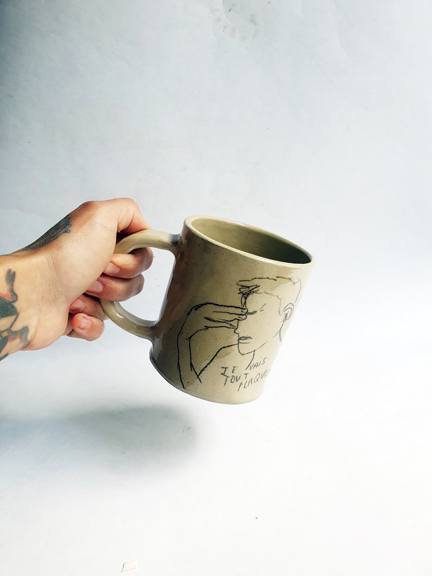 Tasse 35 cl Tout plaquer