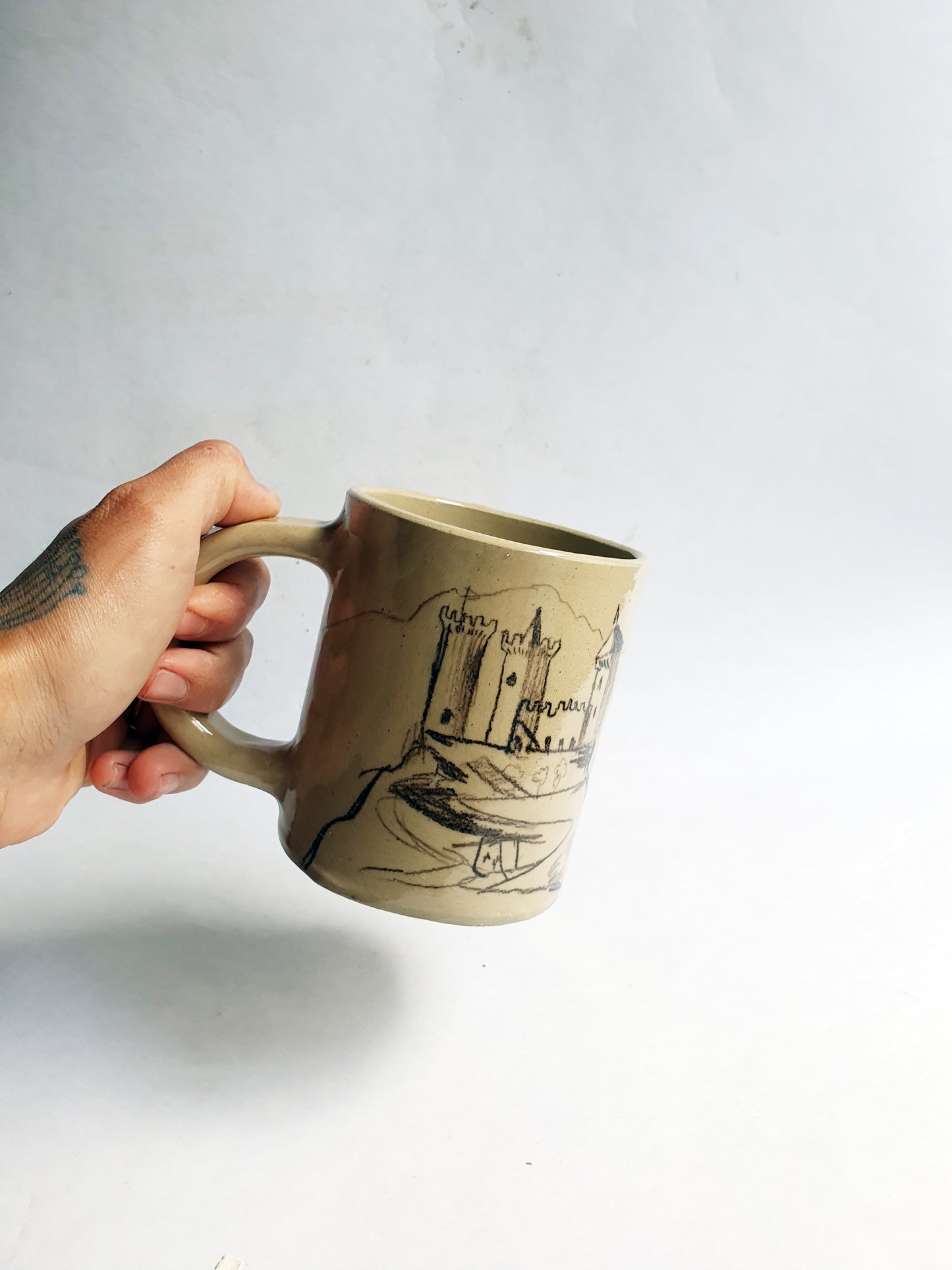 Tasse 35 cl Château et chevalier