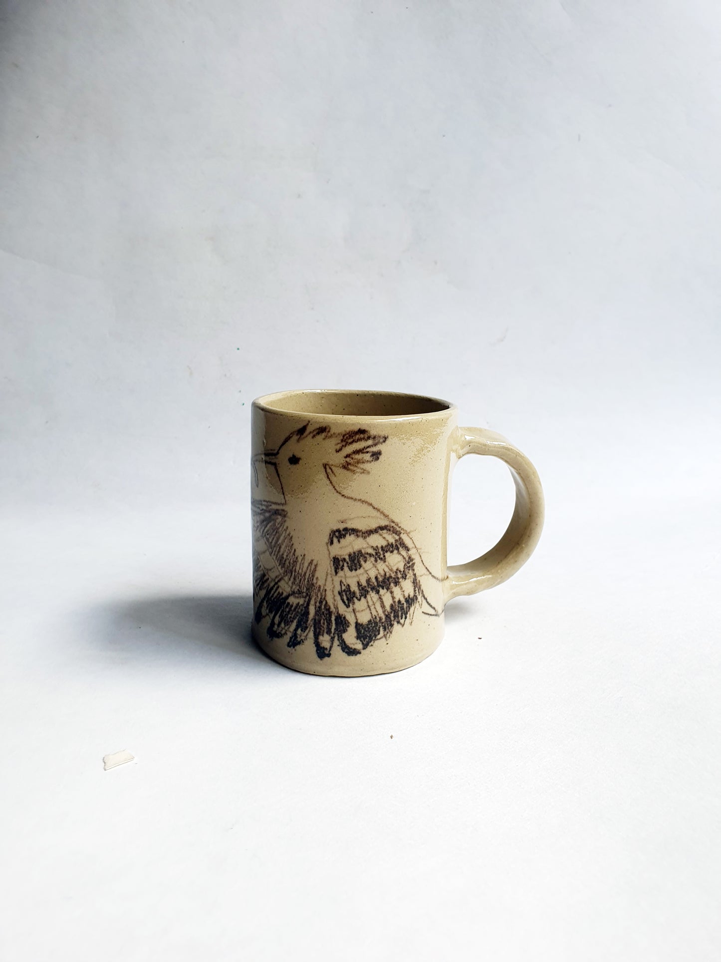 Tasse avec anse 23 cl oiseau pic vert