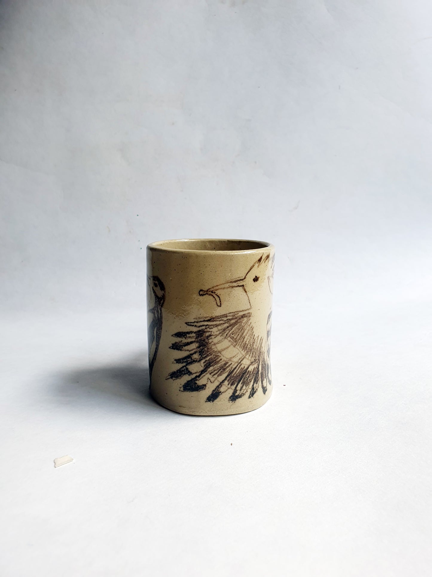 Tasse avec anse 23 cl oiseau pic vert