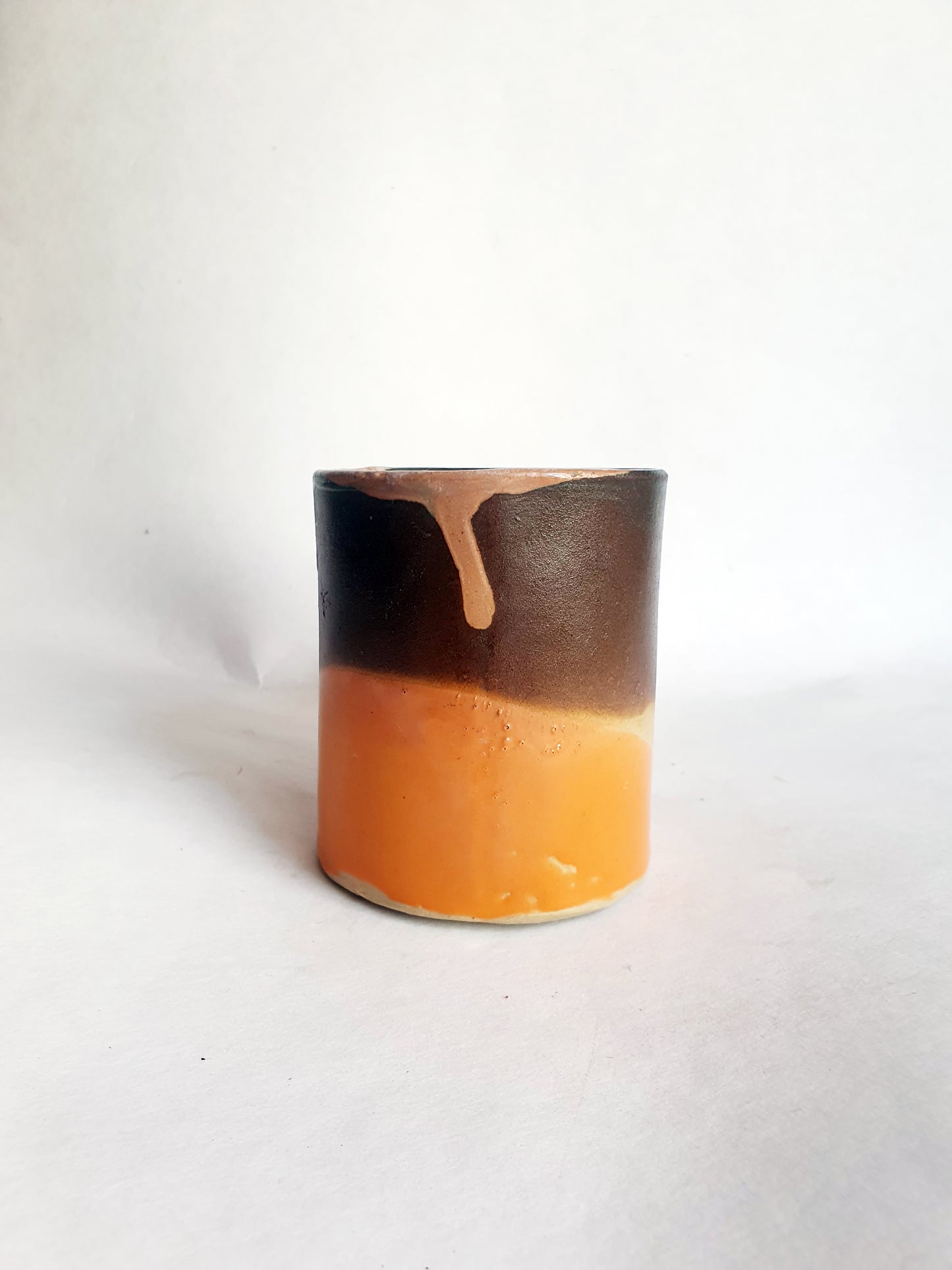tasse 35 cl orange/marron
