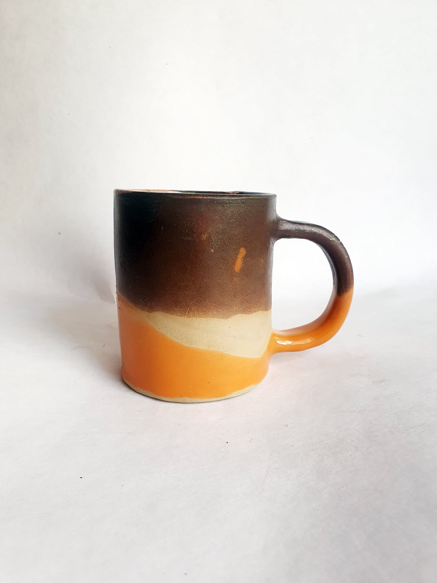tasse 35 cl orange/marron