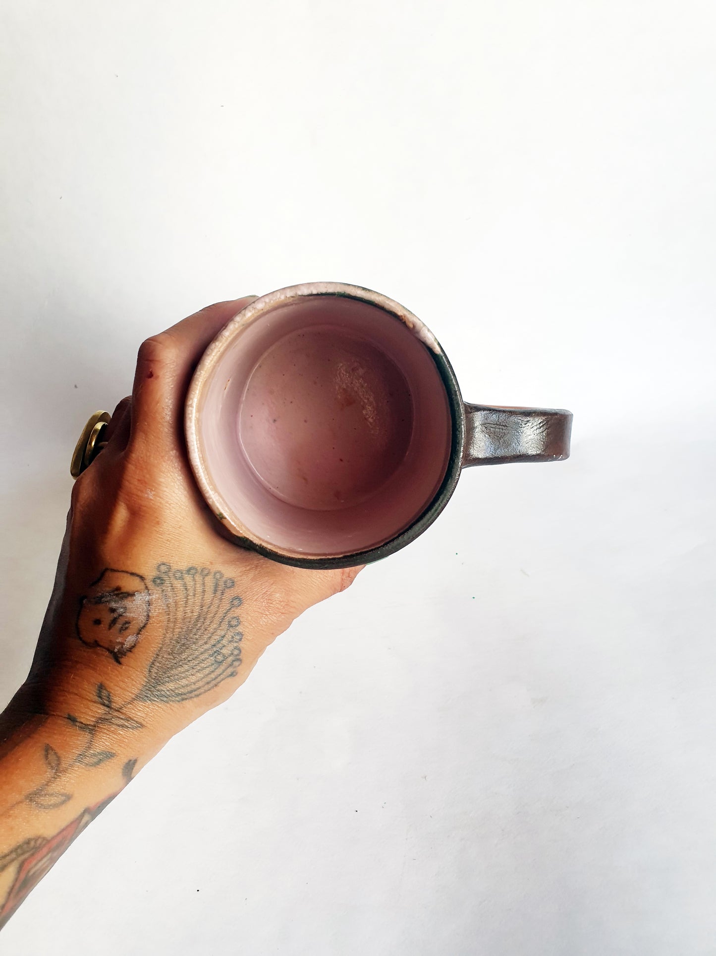 tasse 35 cl orange/marron