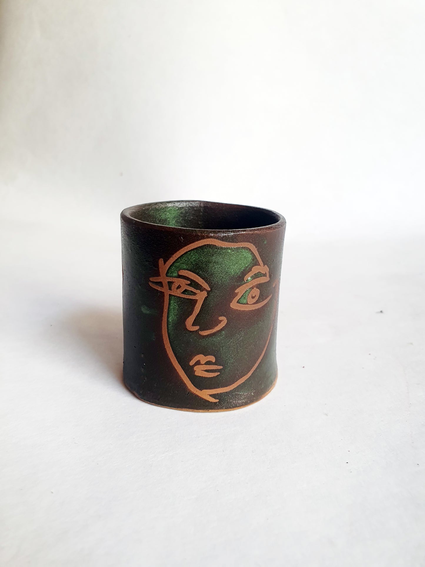 tasse espresso mange du vert X 3