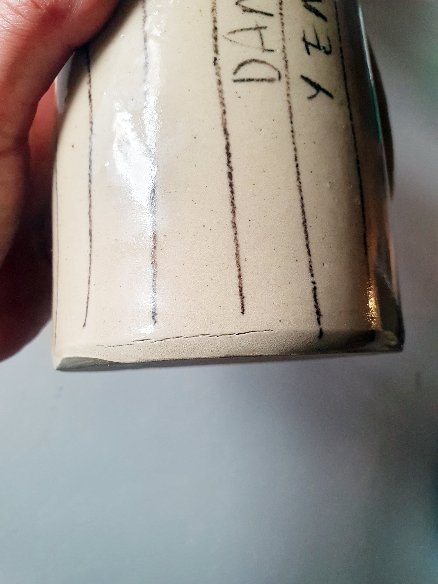 carafe j'adore l'eau avec crac