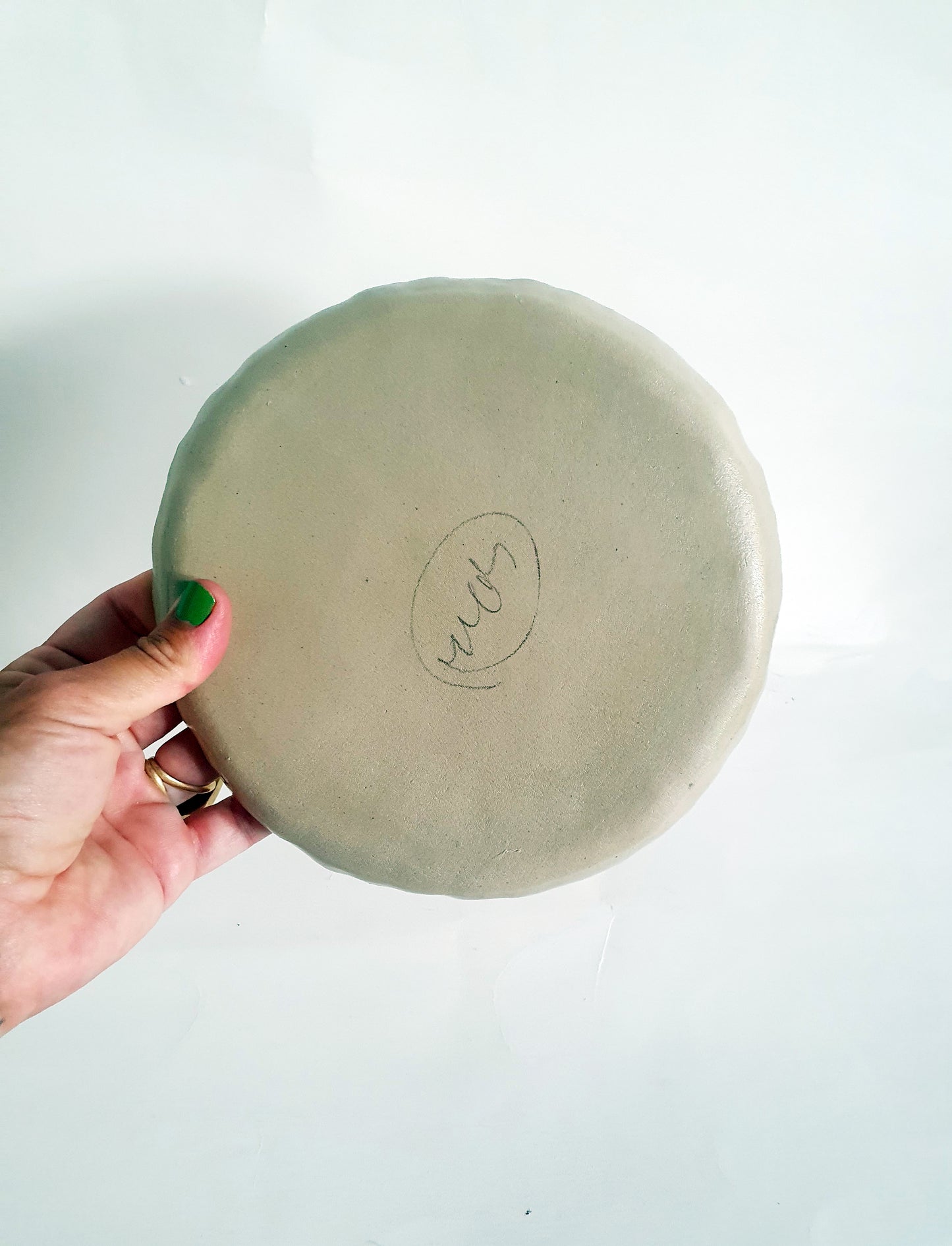Assiette ø 18 cm beige orange 1