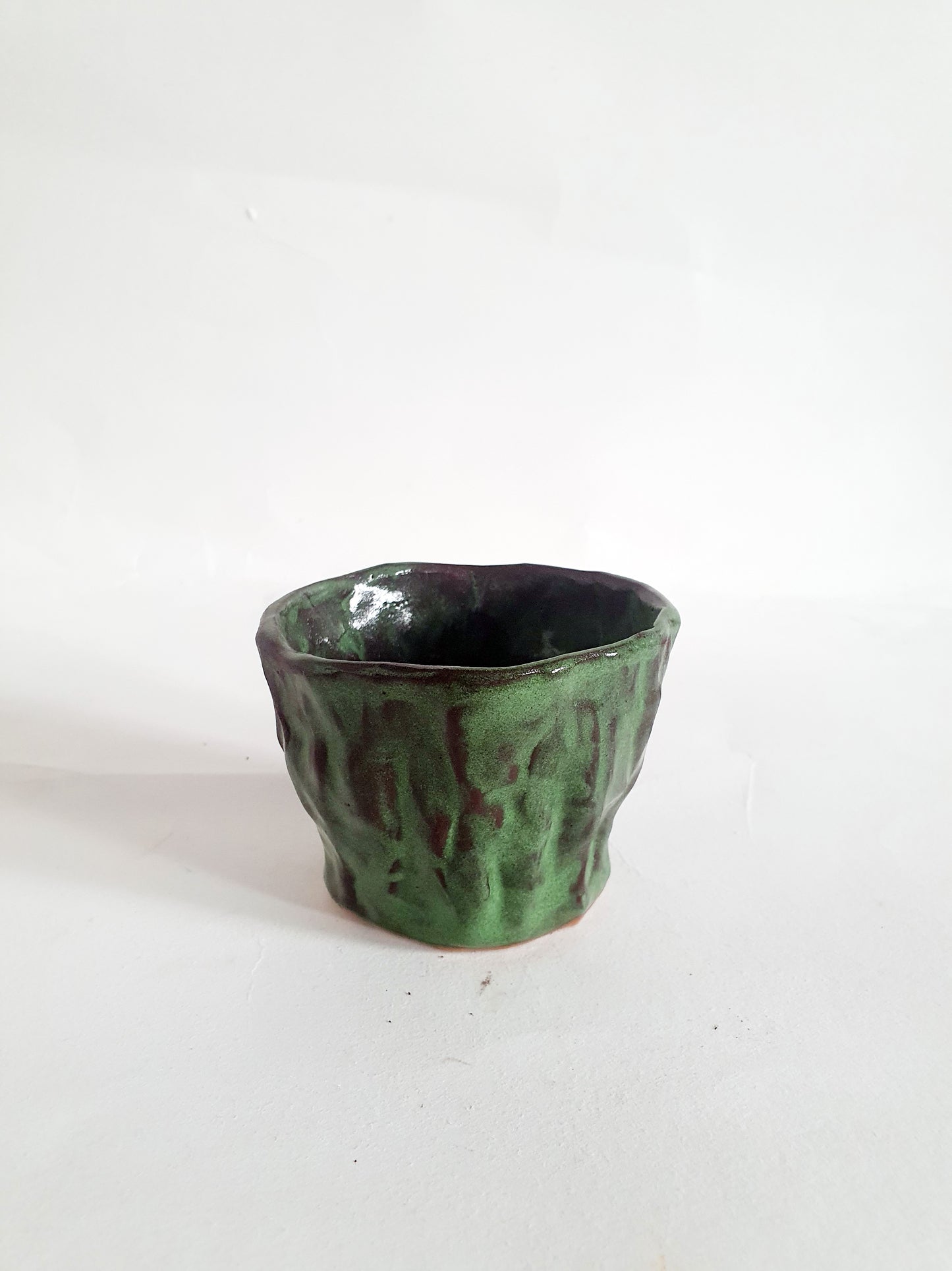 Tasse au pincé vert 12 cl