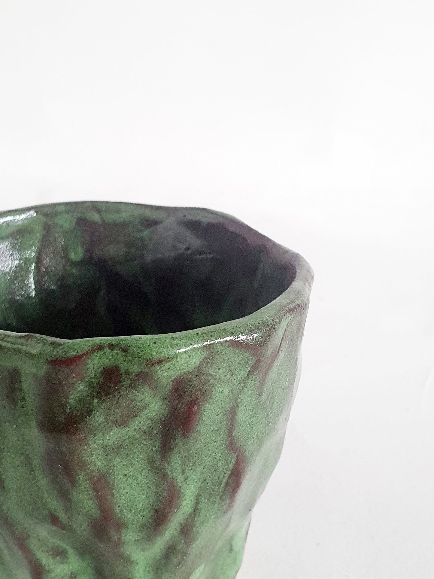 Tasse au pincé vert 12 cl