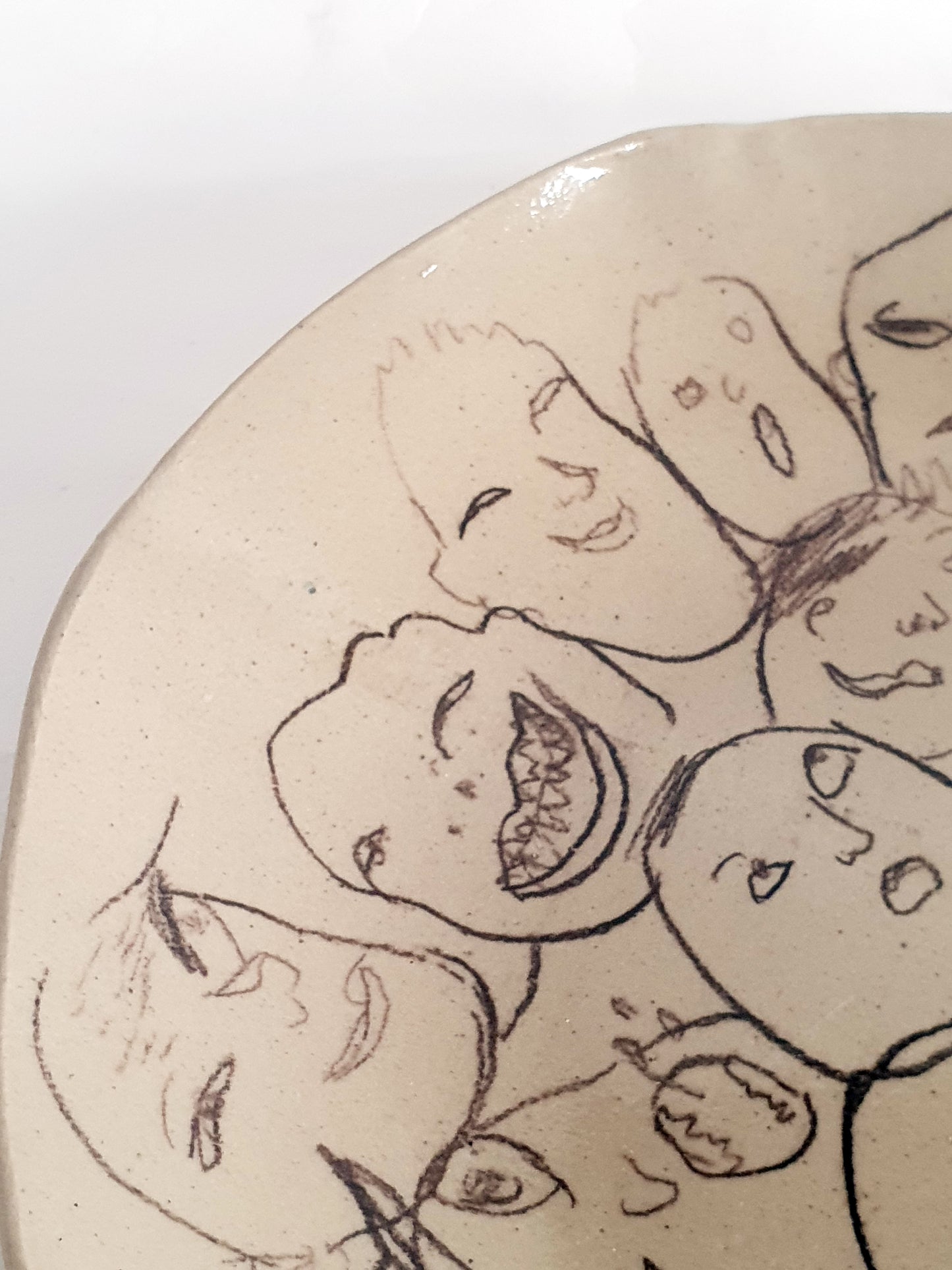 Assiette ø 22 cm visages 3