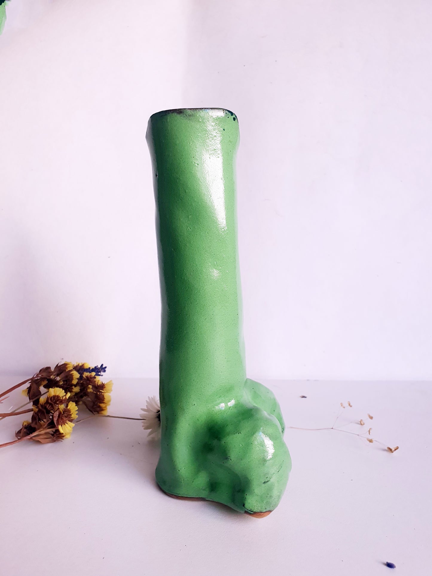 Vase verge verte