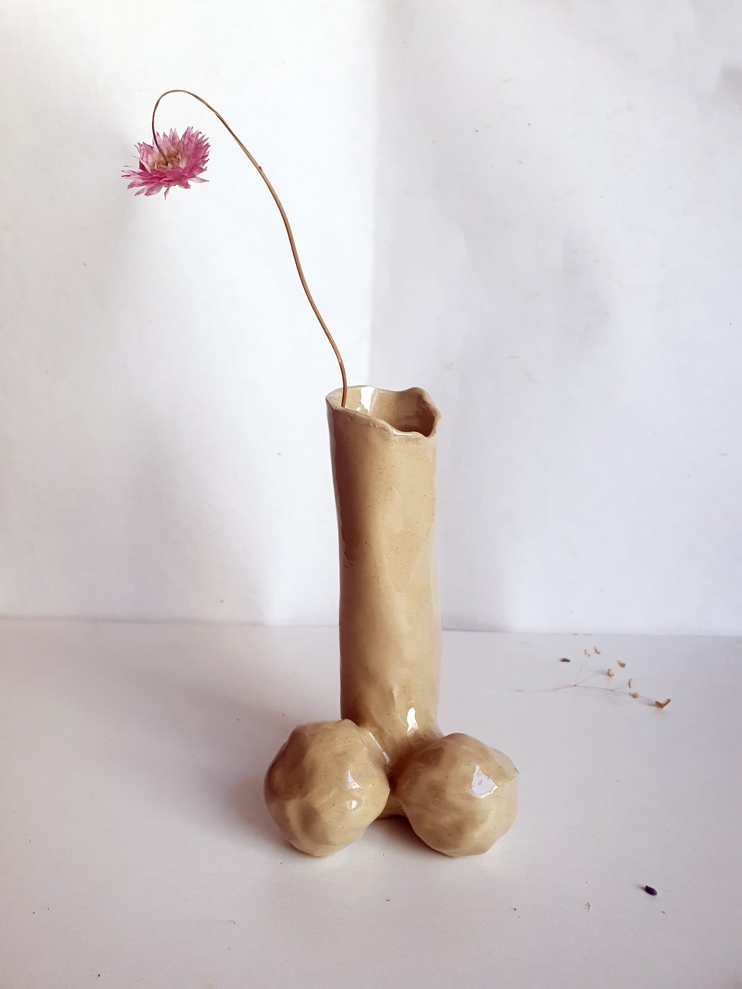 Vase verge beige 1