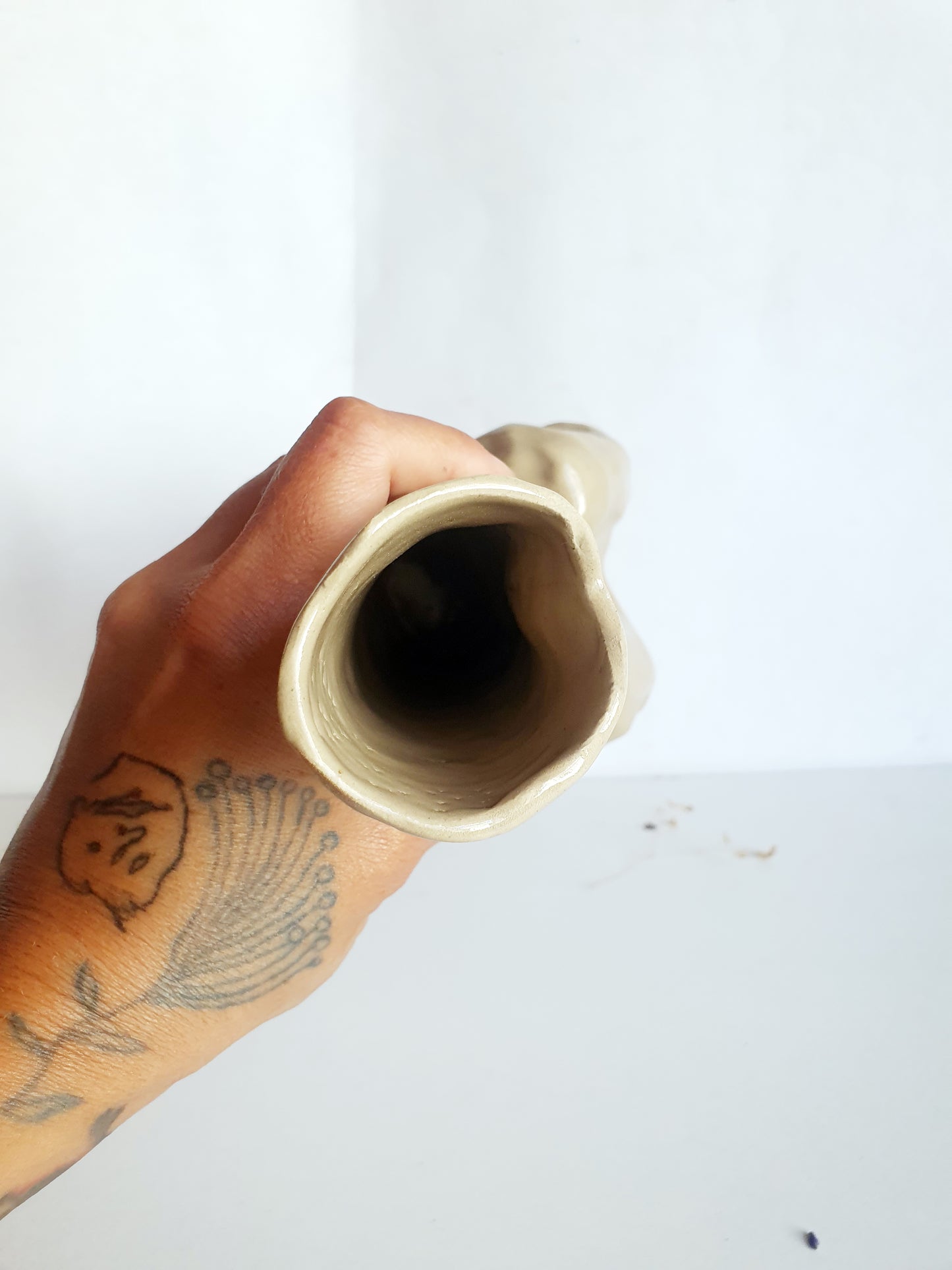 Vase verge beige 2