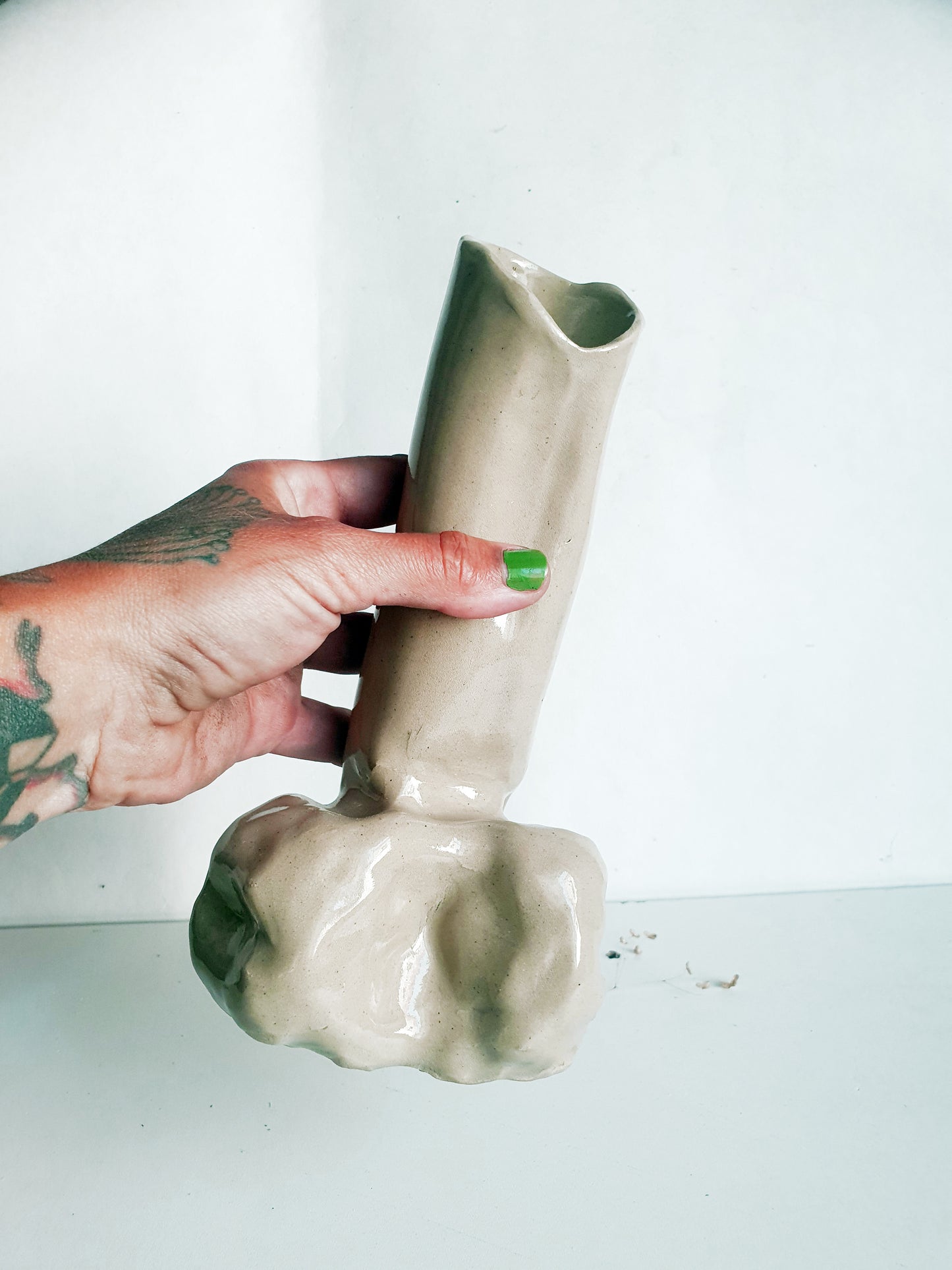 Vase verge beige 2
