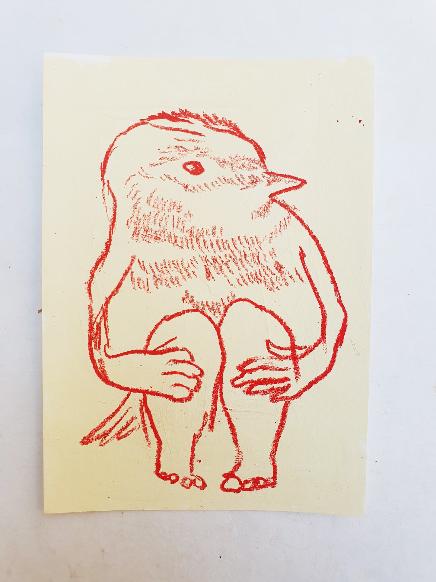dessin original 10 x 15 oiseau 3